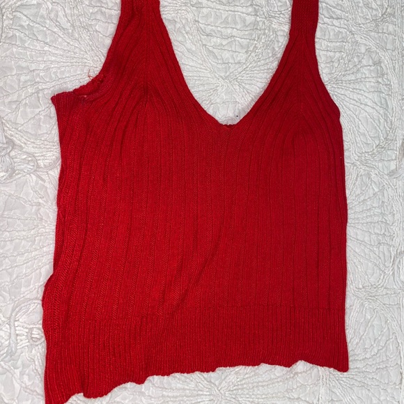 Knitted crop top - Picture 1 of 6